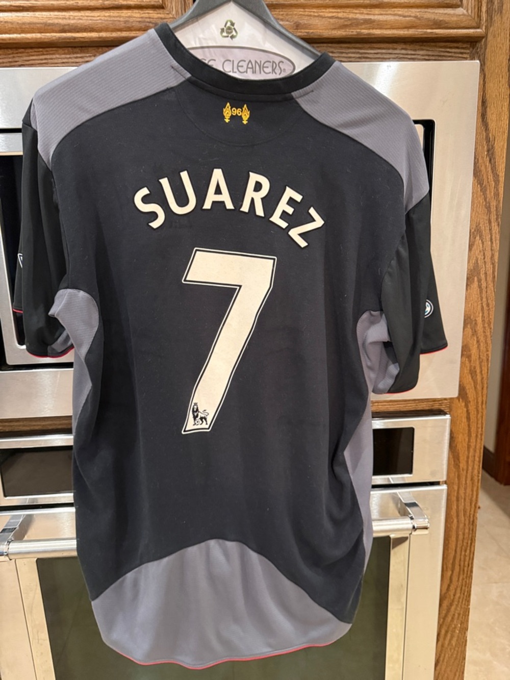 Authentic Warrior Suarez #7 Men's Short-Sleeve Soccer Jersey